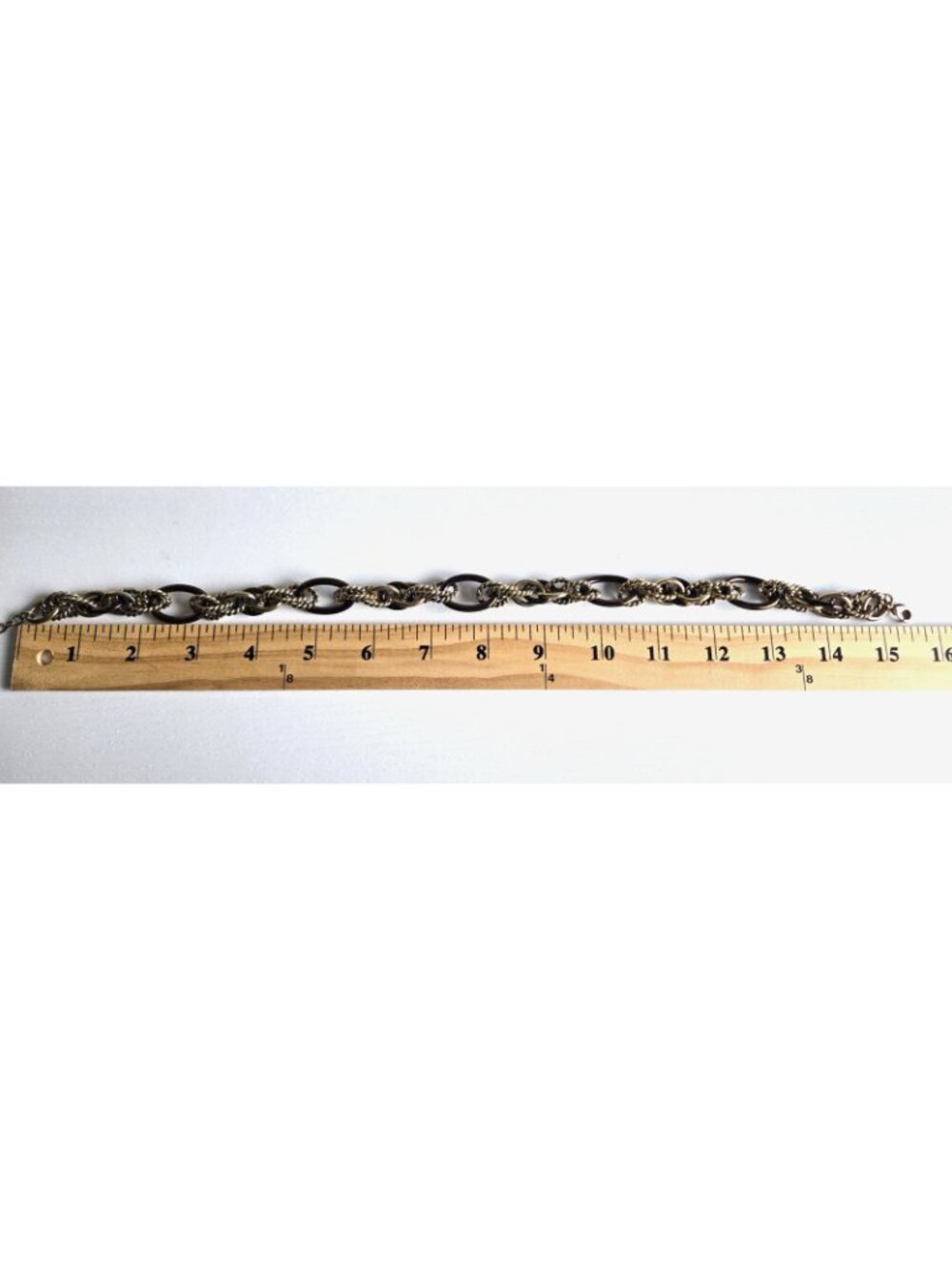 Dana Buchman Chain Necklace 15-inch Gold Tone Bronze Tone 3-inch Extender - Picture 6 of 8